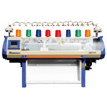Único sistema de máquina de tricô do jacquard, 52 polegadas tricotando largura suéter de tricô cama plana, máquina de tricô a máquina